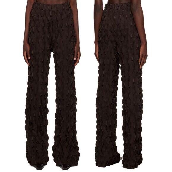 Feben Brown X Pression Trousers Women’s Size Large - Picture 1 of 9
